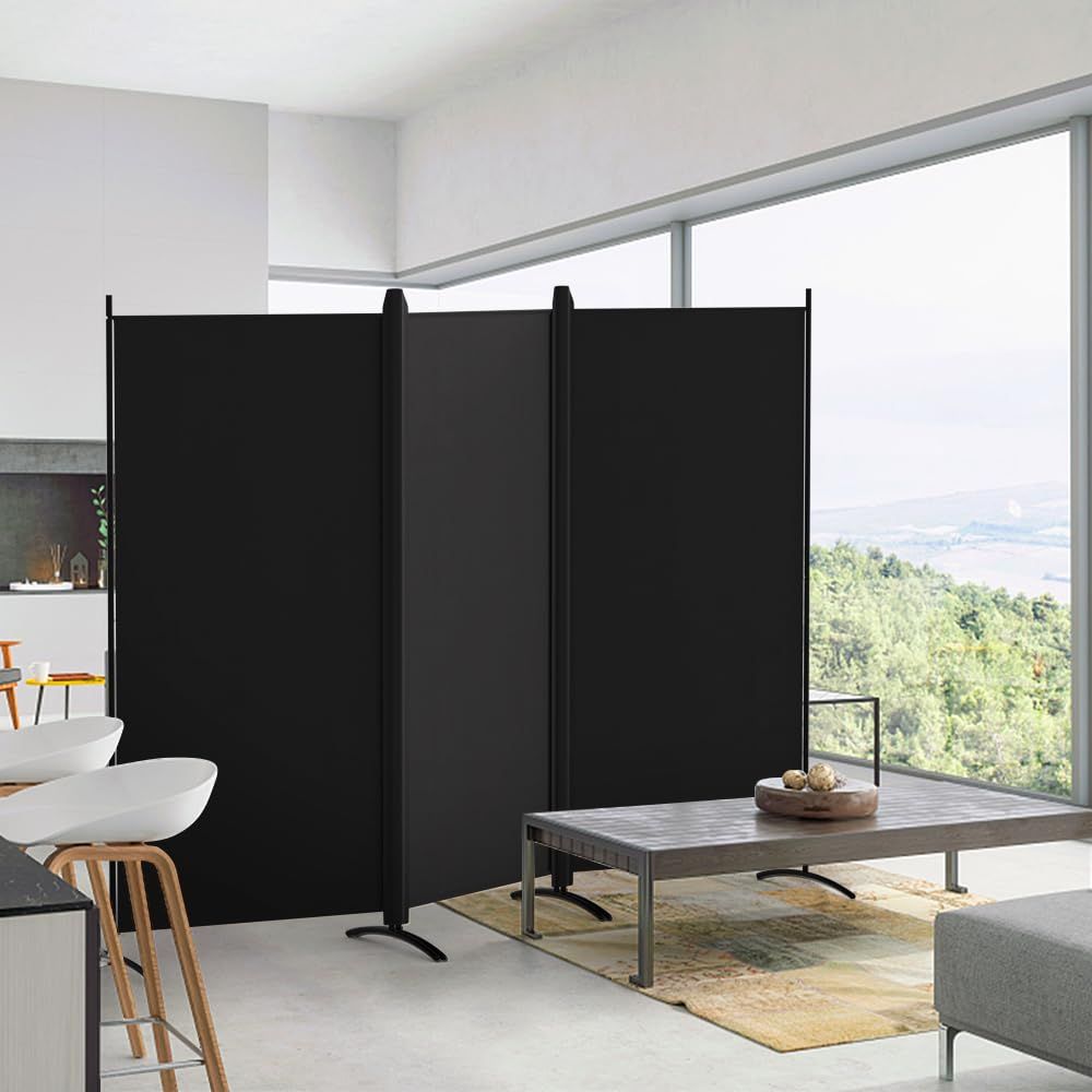 Kokorona パーテーション 間仕切り 3連 カバーストリップ付き 高さ