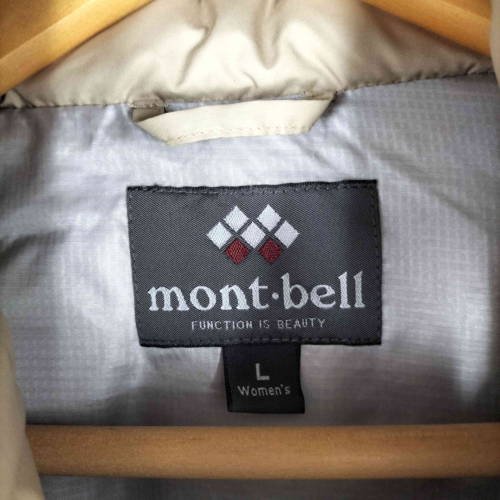 モンベル mont bell トラベルダウン ロングコート レディース JPN：L