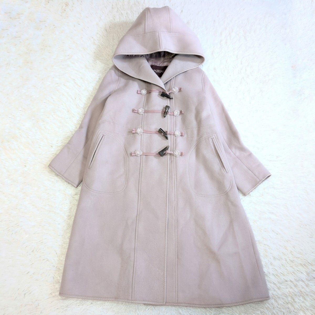 近年✨ インゲボルグ INGEBORG フーデッドダッフルコート 定価89,000円