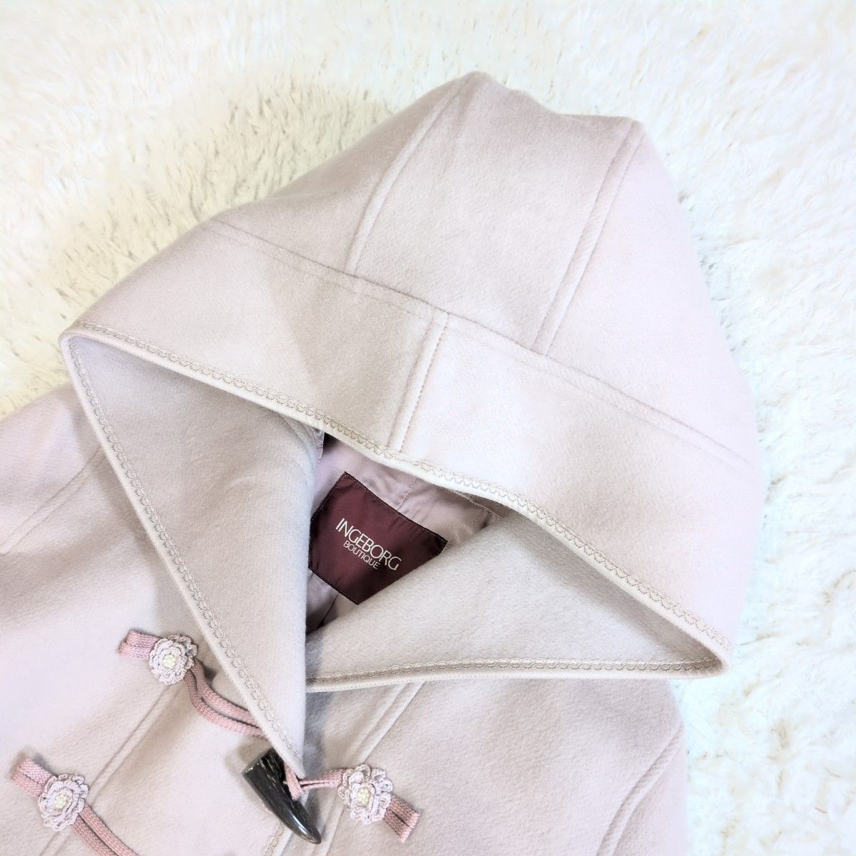 近年✨ インゲボルグ INGEBORG フーデッドダッフルコート 定価89,000円