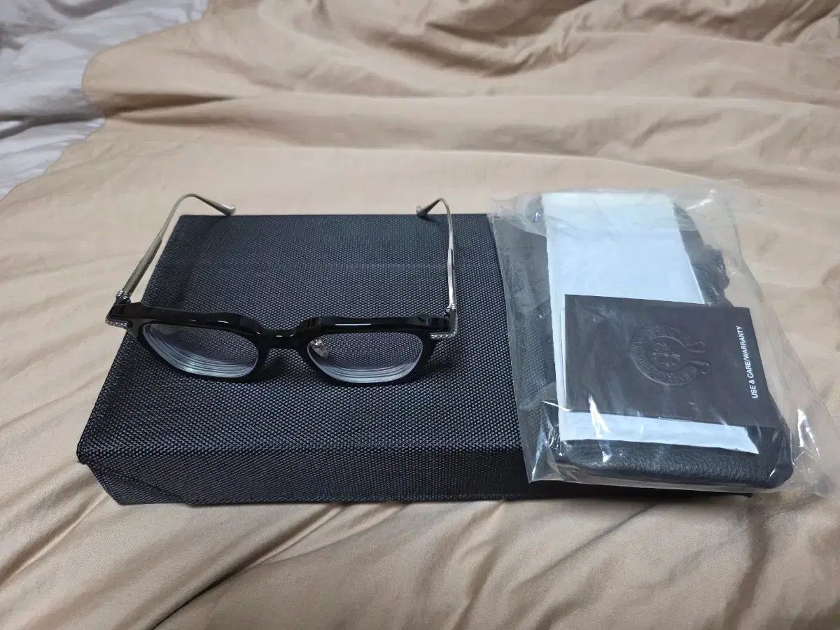 CHROME HEARTS クロムハーツ コンプション a ブラック|シルバー メガネ