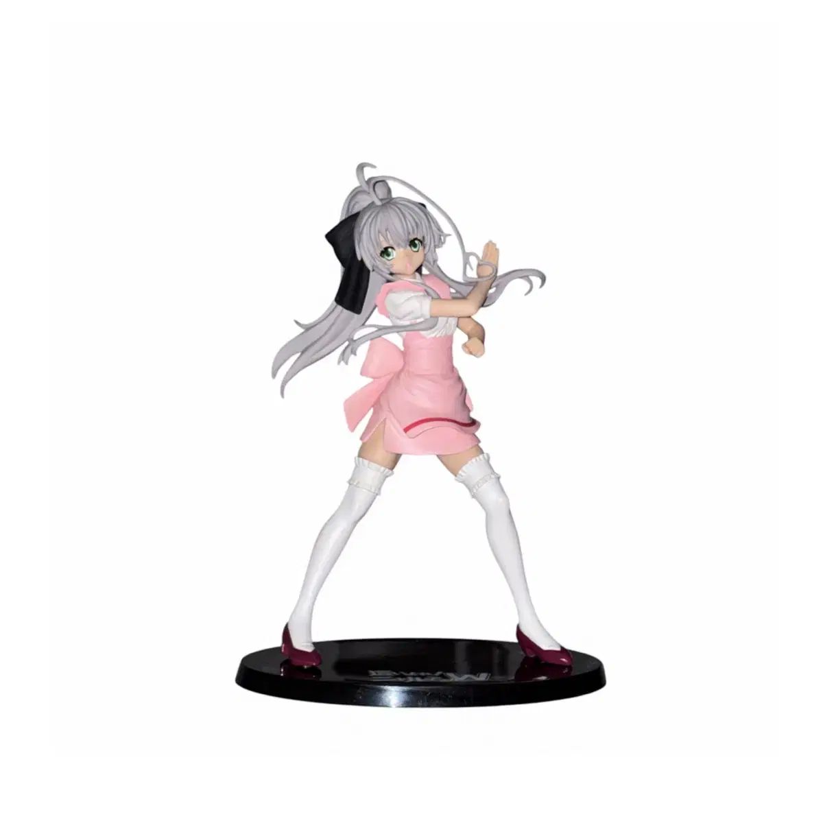 ギア와라 ニャルコ W ピンク メイド フィギュア