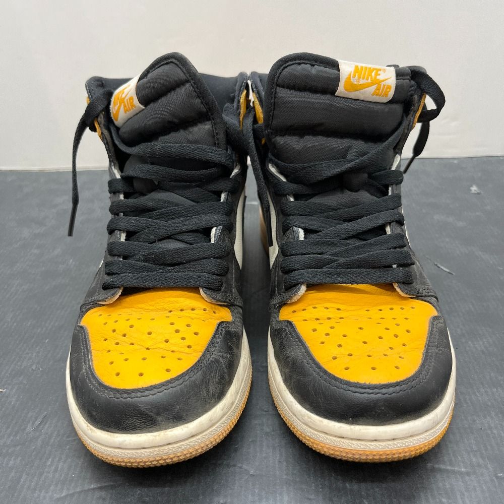 06 w 15839 Nike Air Jordan 1 Retro High OG Taxi ナイキ エアジョーダン1 レトロ ハイ タクシー 25 5 cm スニーカー 品