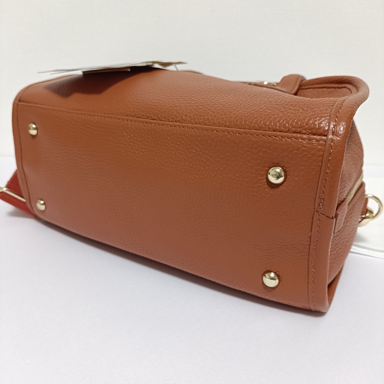 タグ付未使用 ビュレ 2wayショルダーバッグ ハンドバッグ 本革シボ