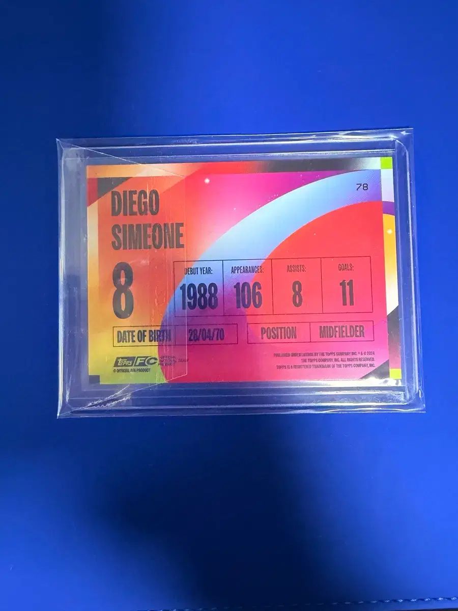 スポーツカード TOPPS RAINBOWFLICK シメロネ