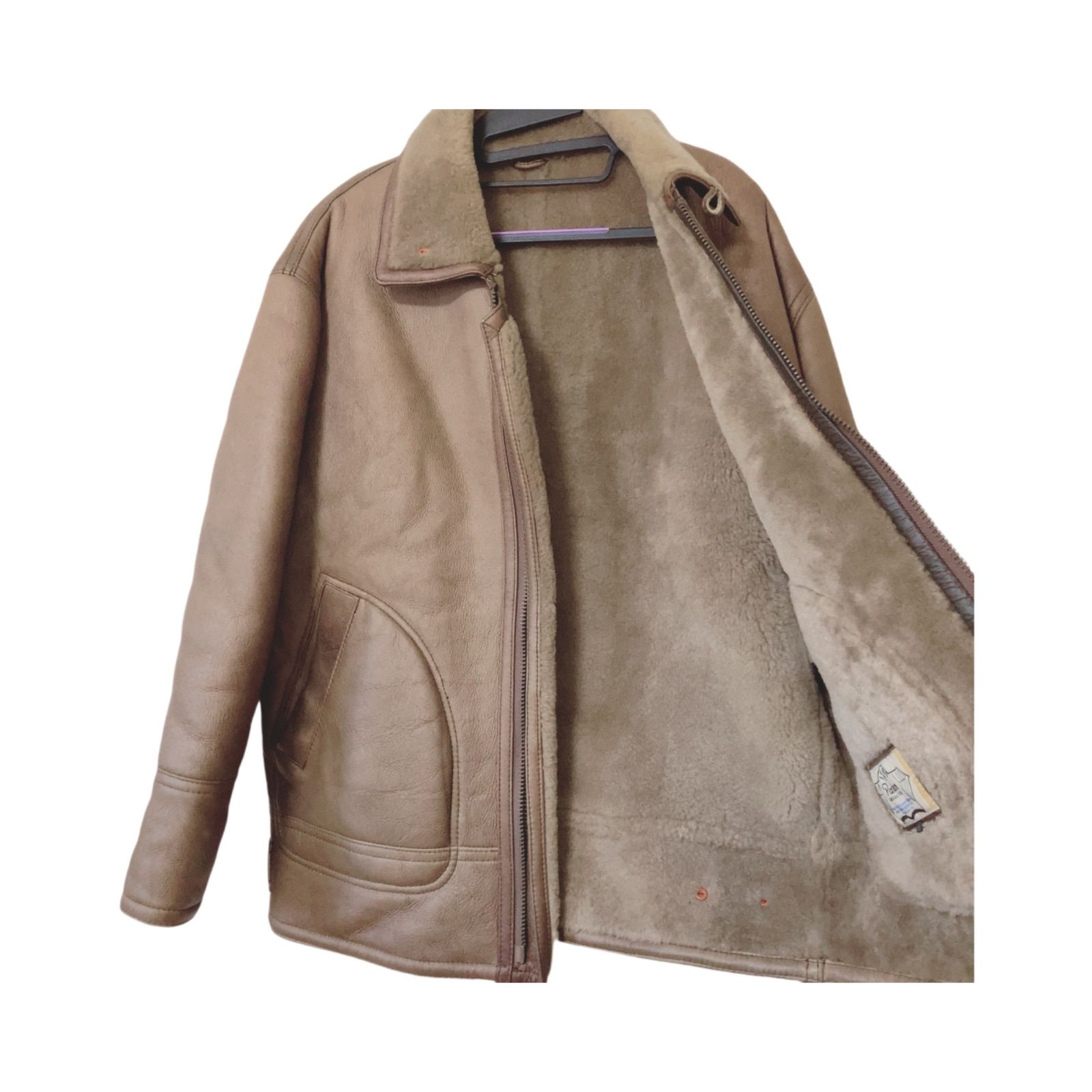 Palmus ムートンジャケット ラムスキン スエード F Palmus ムートンジャケット ラムスキン スエード F