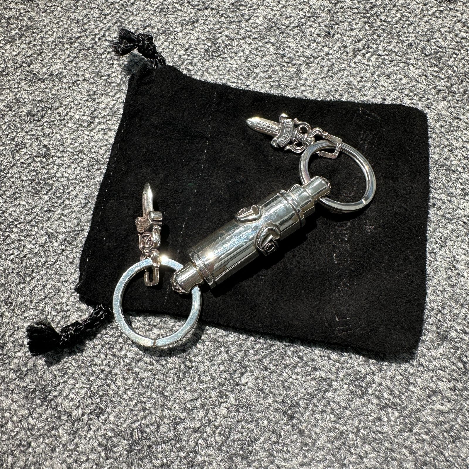 新品未使用 Chrome Hearts クロムハーツ VALET ダブルダガー シルバー