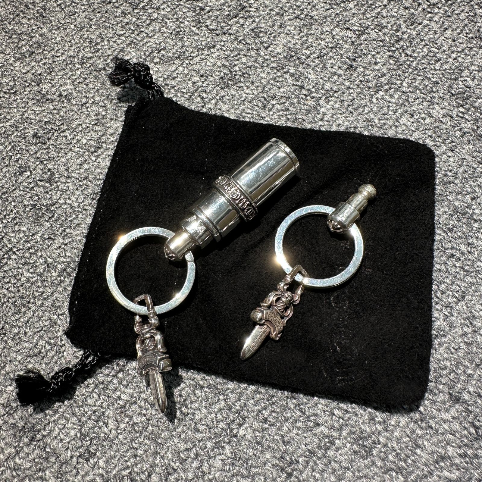新品未使用 Chrome Hearts クロムハーツ VALET ダブルダガー シルバー