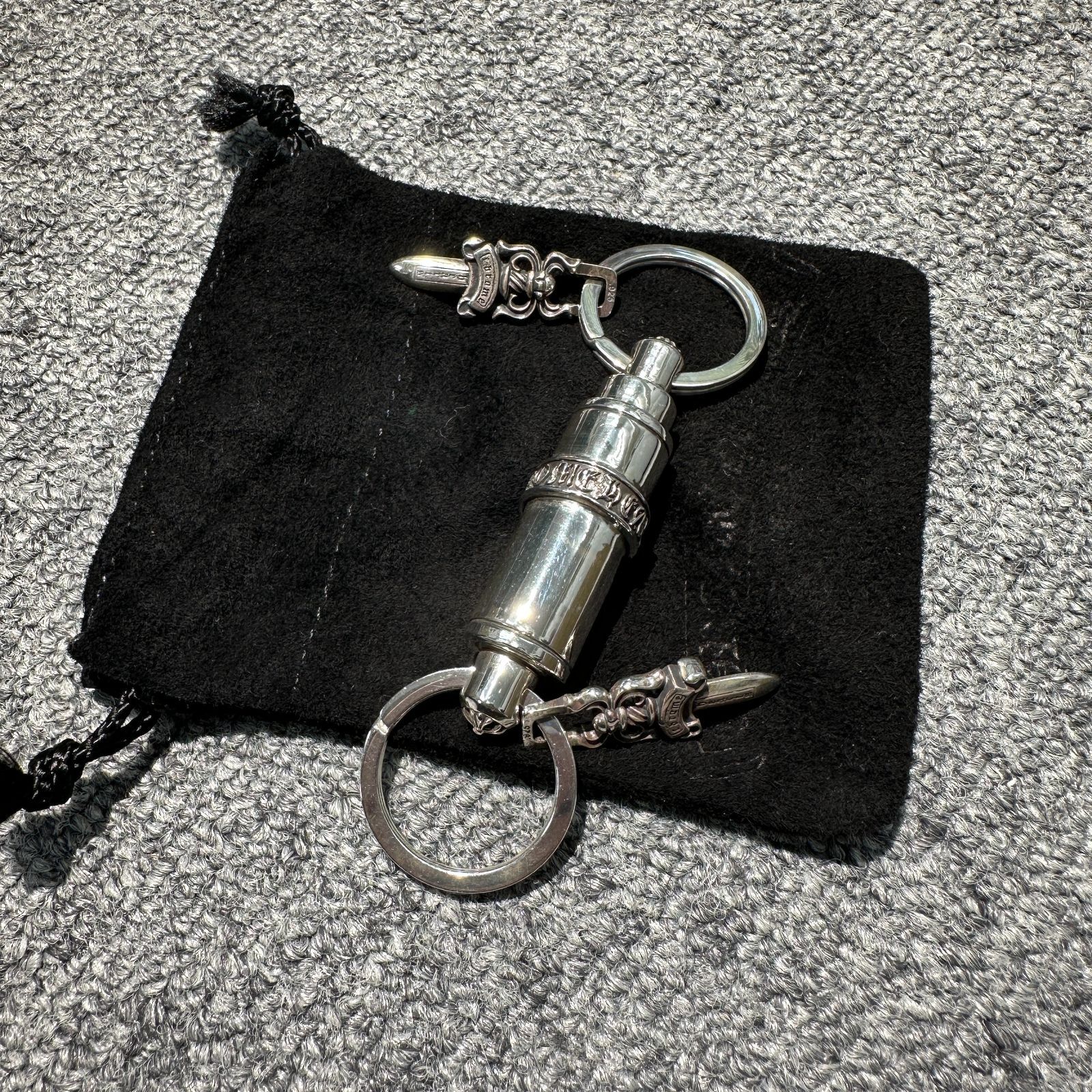 新品未使用 Chrome Hearts クロムハーツ VALET ダブルダガー シルバー