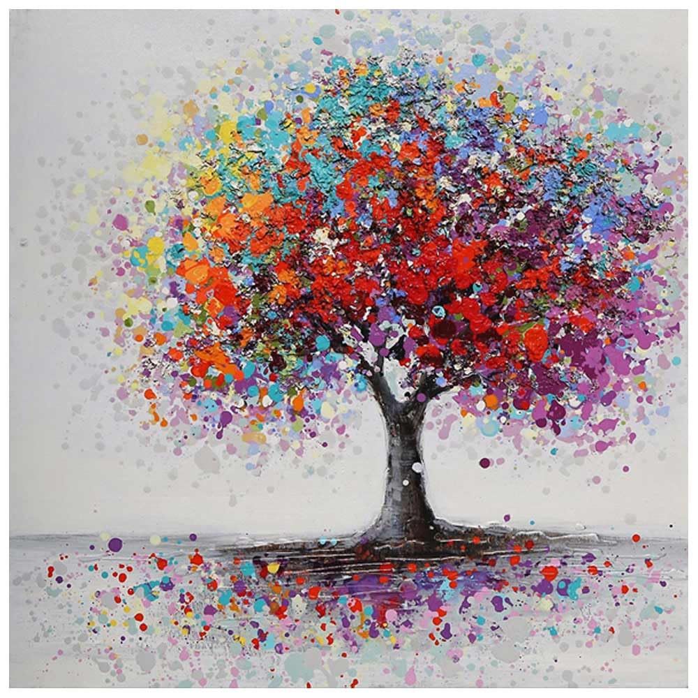 アートパネル 樹木 自然 W40cm H40cm 正方形 アートフレーム 絵画