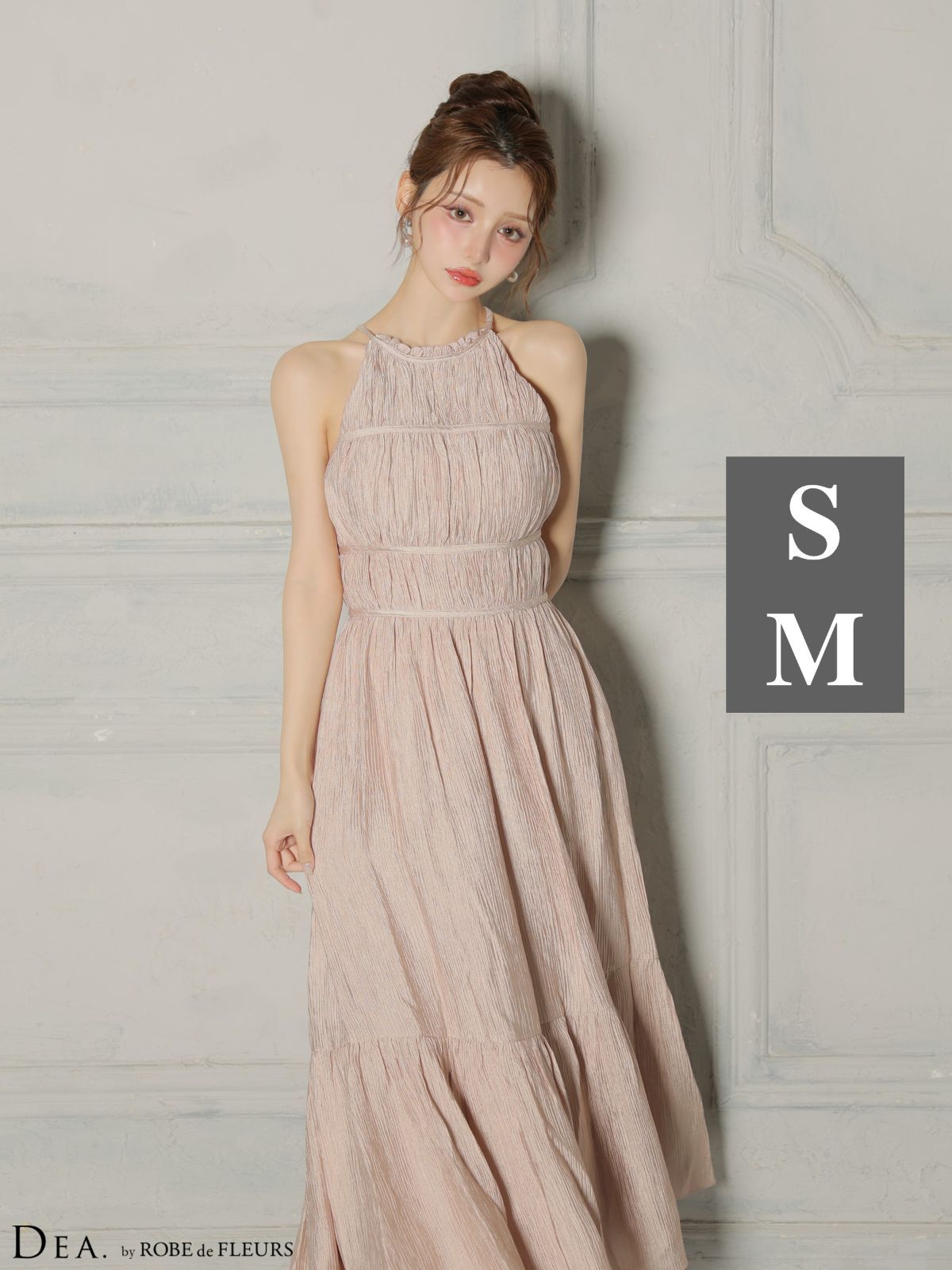 dea robe de fleurs ロングドレス S アイボリー エルケイ エルケイ