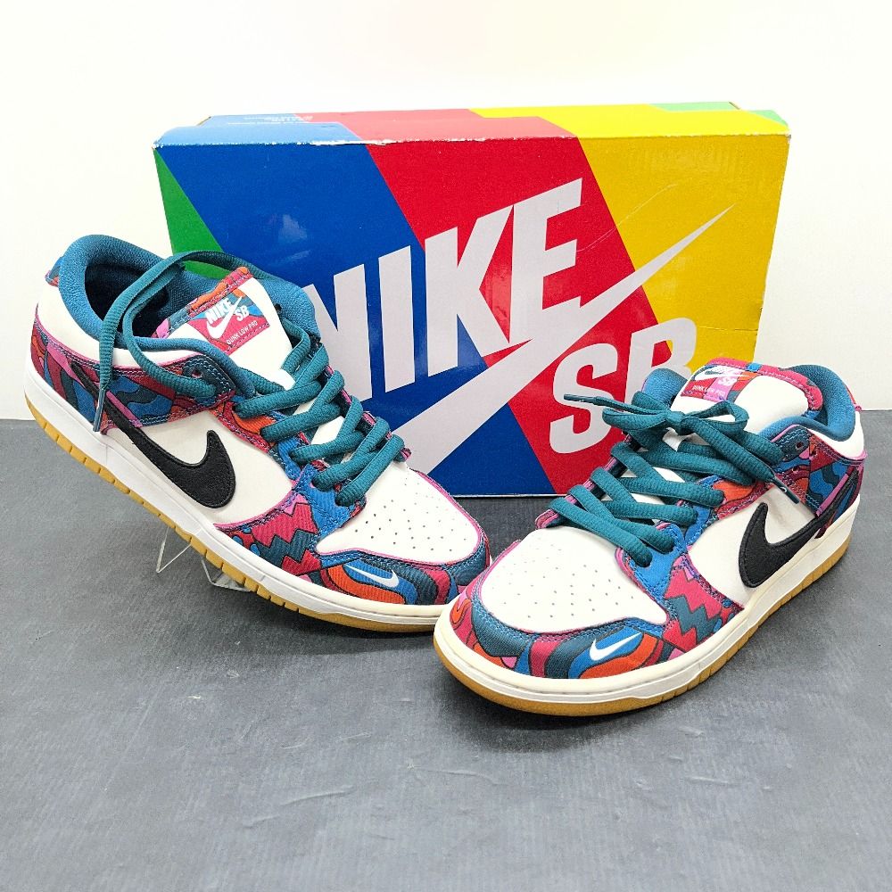 に*ふ様 NIKE SB DUNK LOW PRO B 27cm 中古美品　パラ 06w15841 ナイキ NIKE Piet Parra × Nike SB Dunk Low Pro Abstract
