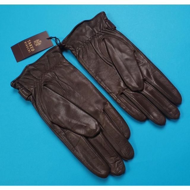 新品 TAKEO KIKUCHI タケオキクチ 本革 ラムレザー 手袋/グローブ 手