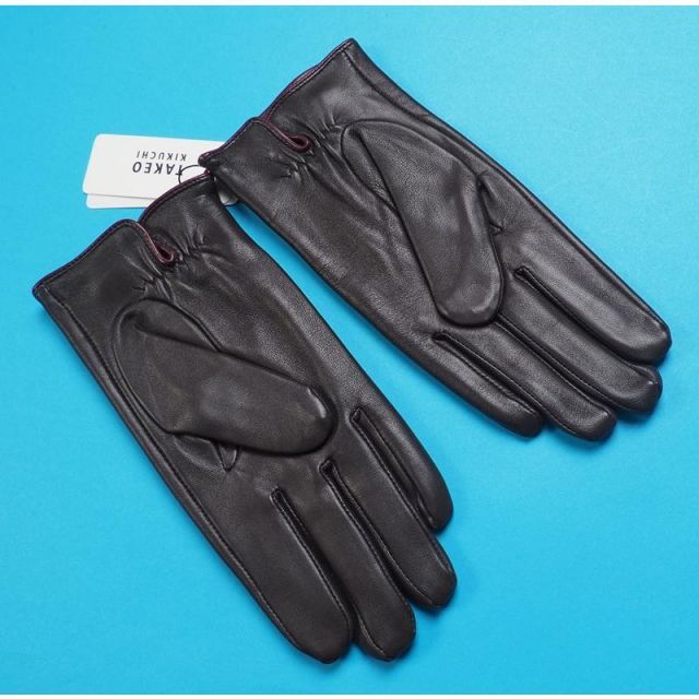 新品 TAKEO KIKUCHI タケオキクチ 本革 ラムレザー 手袋/グローブ 手