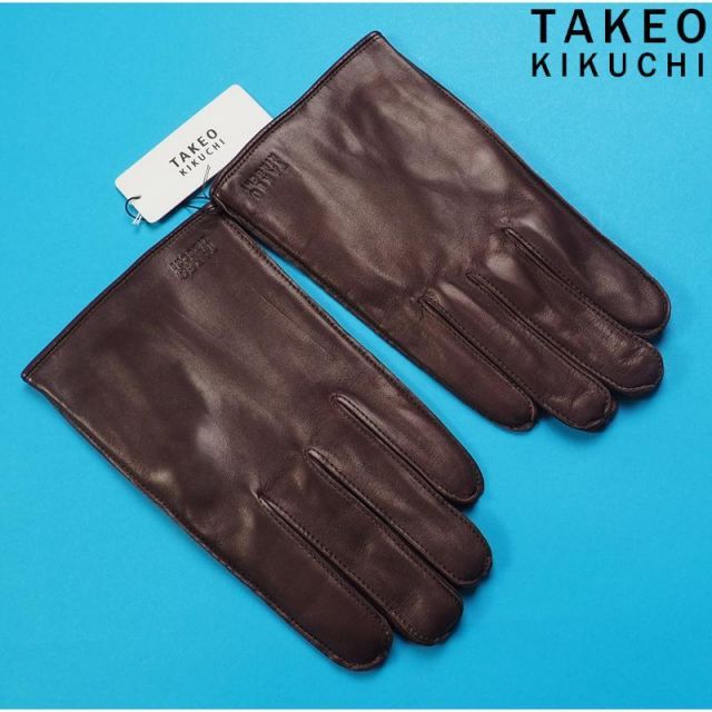新品 TAKEO KIKUCHI タケオキクチ 本革 ラムレザー/ 手袋/グローブ 手