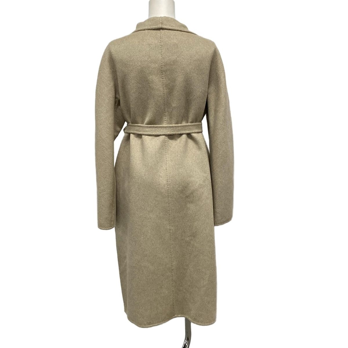 Max Mara マックスマーラ コート サイズJ 40 レディース - グレーベージュ 長袖 CUCITO A MANO 秋 冬 カシミヤ