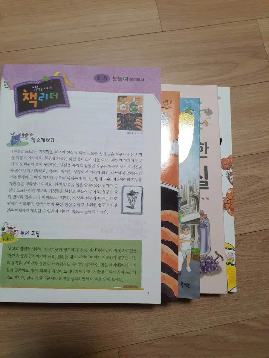 눈높이 창의독서 E단계 5학년 독후활동 초등 고학년 동화책