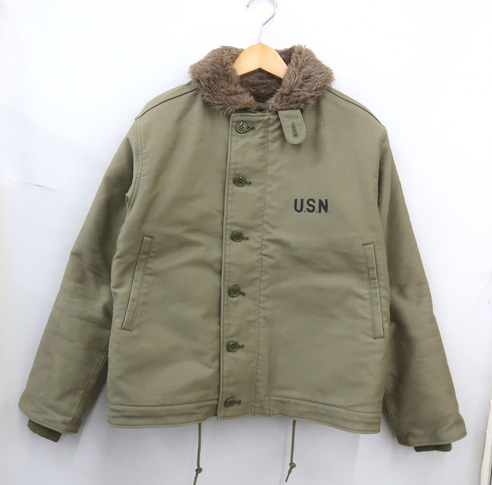 2315 HOUSTON ヒューストン 5 n 1 DECK JACKET 1デッキジャケット 裏ボア 34