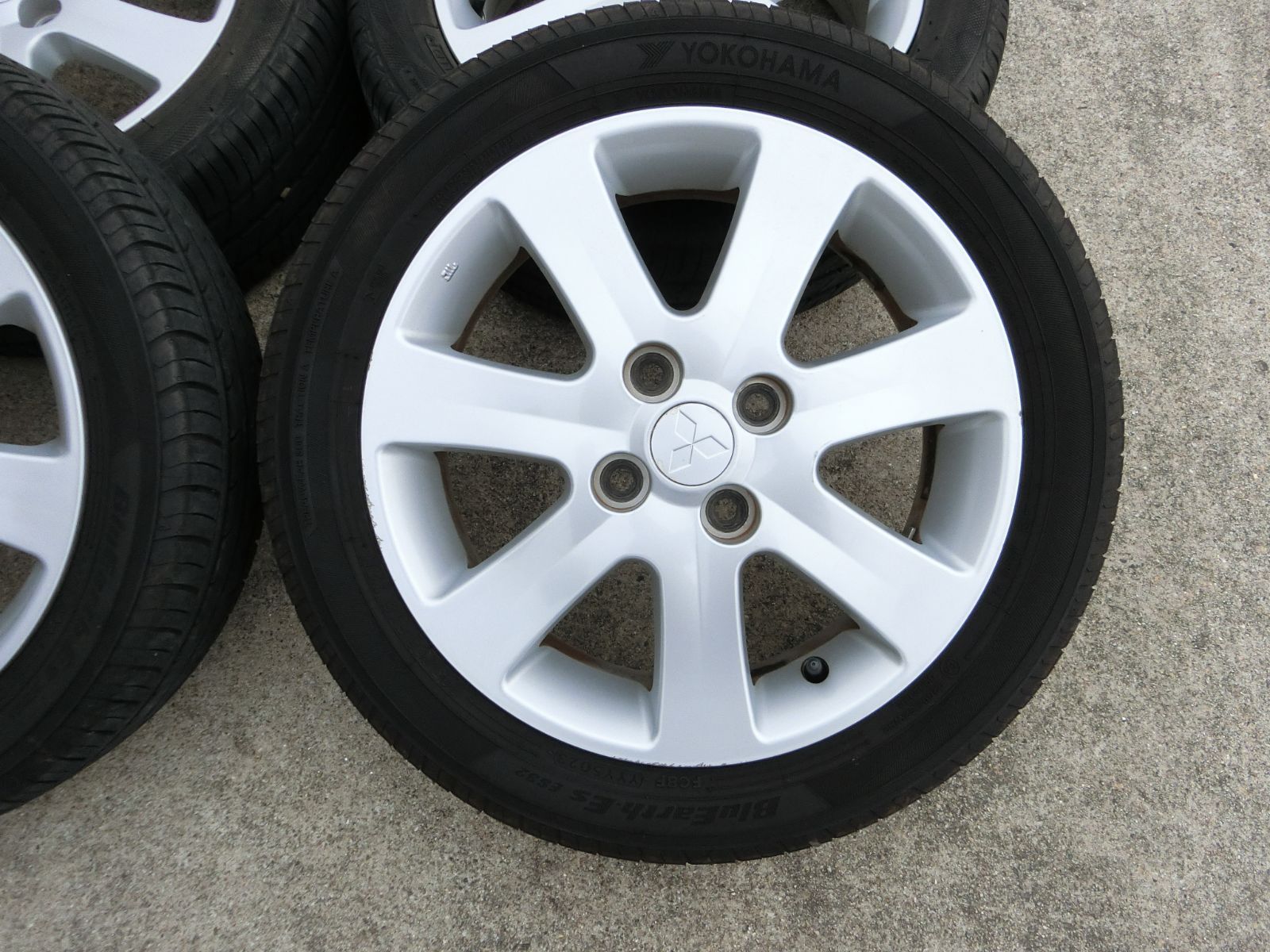  900 三菱 15インチ アルミホイール 4穴 4本セット 145 65 R 15 175 55 アイ HA 1 W 外し 15インチ タイヤ ホイールセット