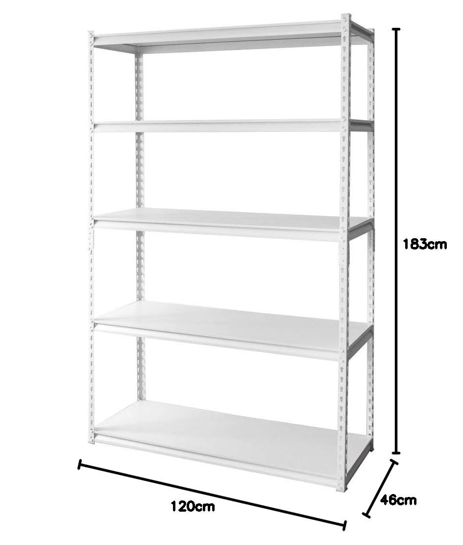 アイリスプラザ ラック スチールラック メタルラック 幅120cm 5段 STR