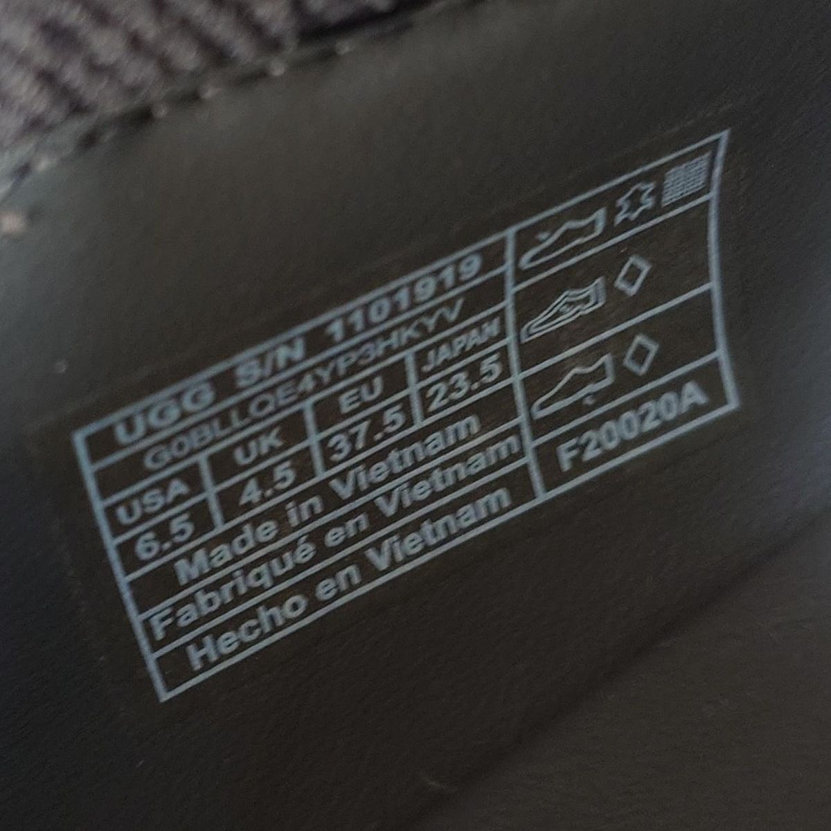  UGG アグ サンダル 23.5 レディース シルバーレイク 1101919 ダークグレー×アイボリー ムートン サンダル サンダル ミュール