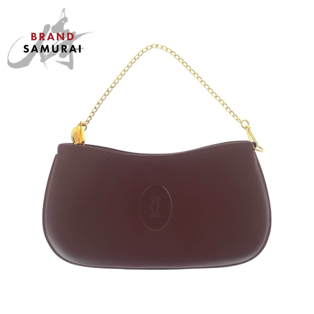 【美品✨️】カルティエ ショルダーバッグ マストライン C金具 未使用級✨Cartier カルティエ ショルダーバッグ マストライン C金具