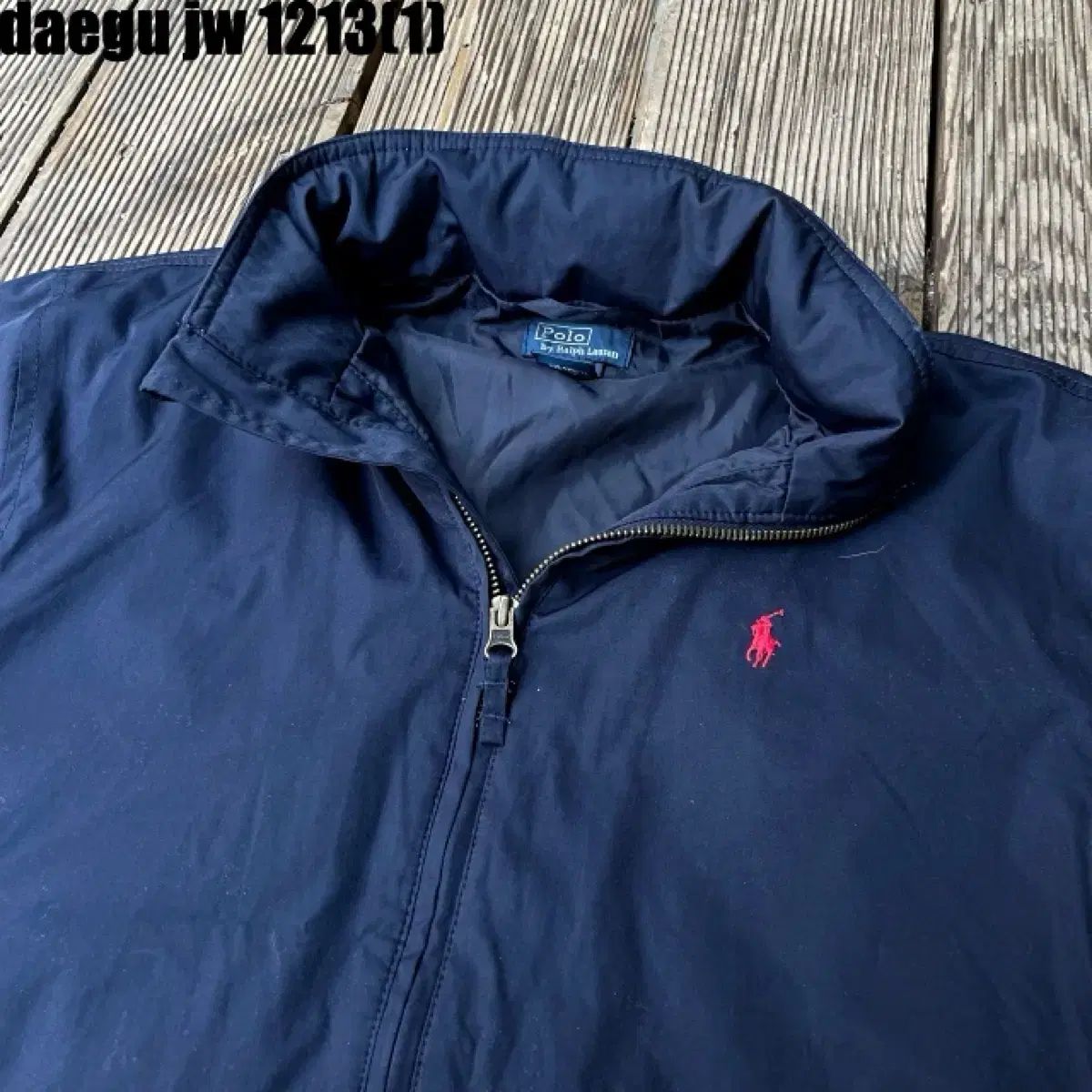 ポロ ジップアップ ジャケット L 14-16