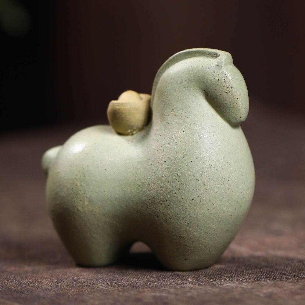 紫砂 茶寵 馬 置物 2026年 午年 開運 風水 手作り 茶器 ギフト 癒しの