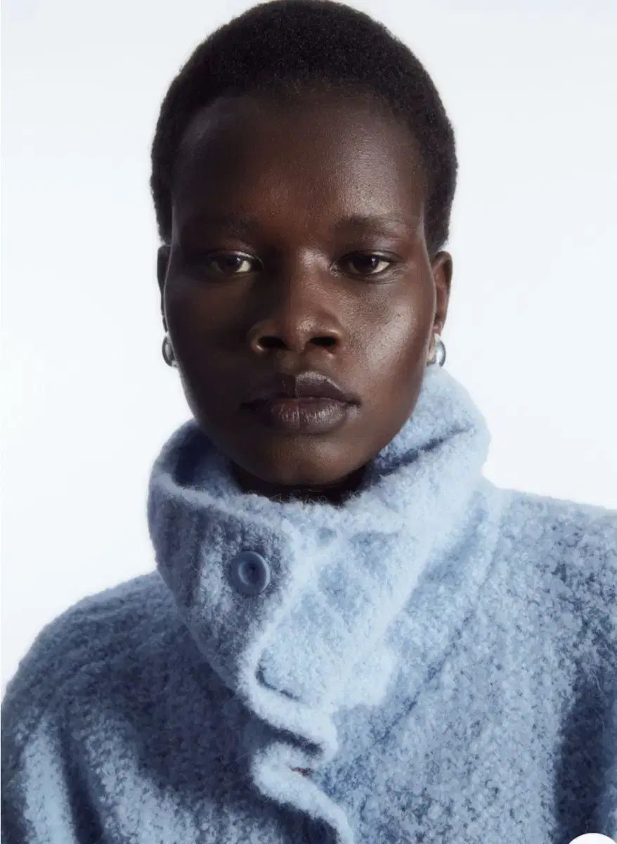  COSコス レディース プレッド アルパカ パーカ S 長袖 カーディガン ボレロ アンサンブル