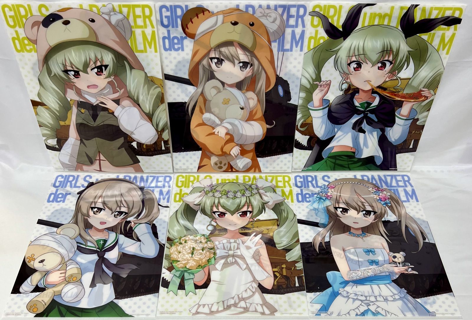 ガールズ&パンツァー　一番くじ　クリアファイル　全種56枚 一番くじ ガールズ＆パンツァー 劇場版 ～戦車道大作戦！ PART1～｜一