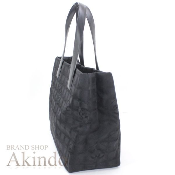 美品 シャネル ブラック トラベルトートバッグ ナイロン 軽量 新品・未使用】シャネル バッグ ニュートラベルライン トート MM 黒