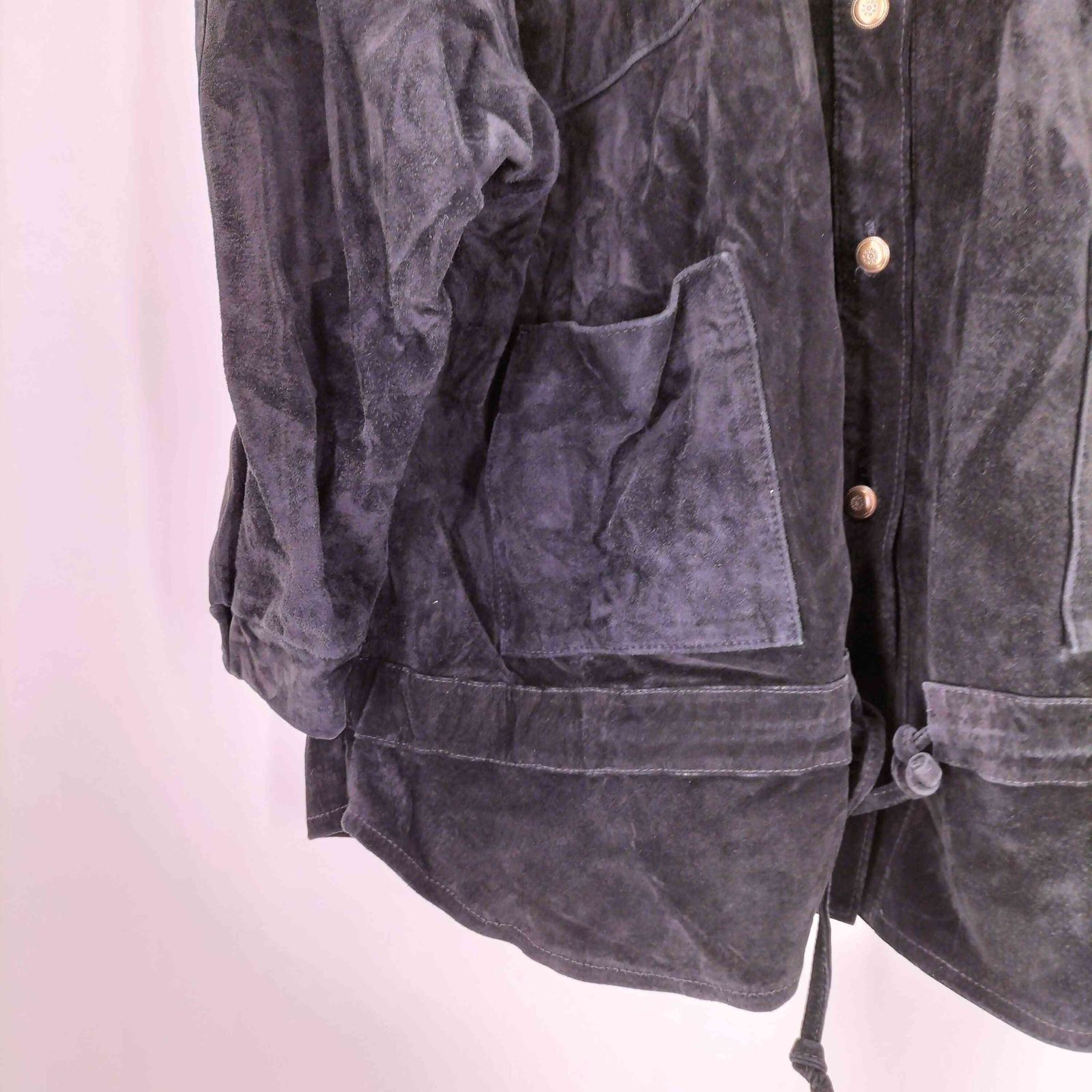 USED古着(ユーズドフルギ) {{MARQUIS}} カナダ製 マルチポケット レザージャケット レディース  10【中古】【ブランド古着バズストア】 ユーズドフルギ USED古着 カナダ製 マルチポケット レザージャケット