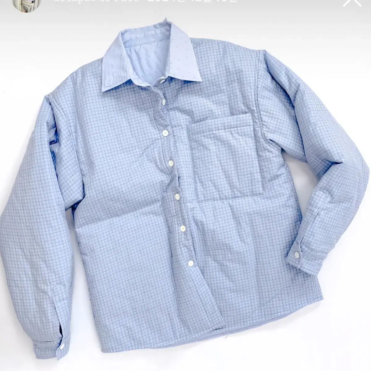 ショップフェアリー パデッドジャケット シャツダウン