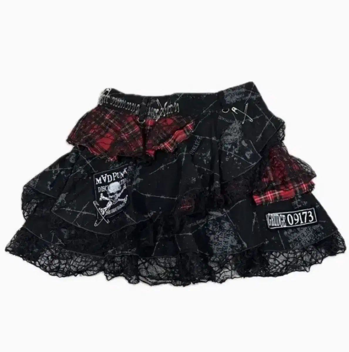 マッドパンク ゴスパンク 必須アイテム スカート 原宿 キャラチェンジ