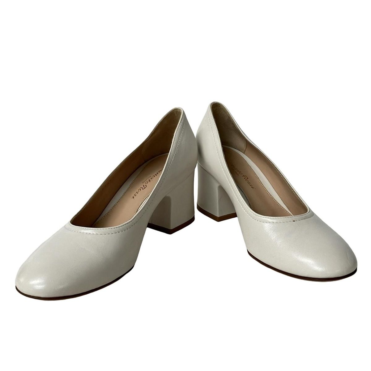 Gianvito Rossi ジャンヴィト ロッシ パンプス 37 レディース - アイボリー レザー