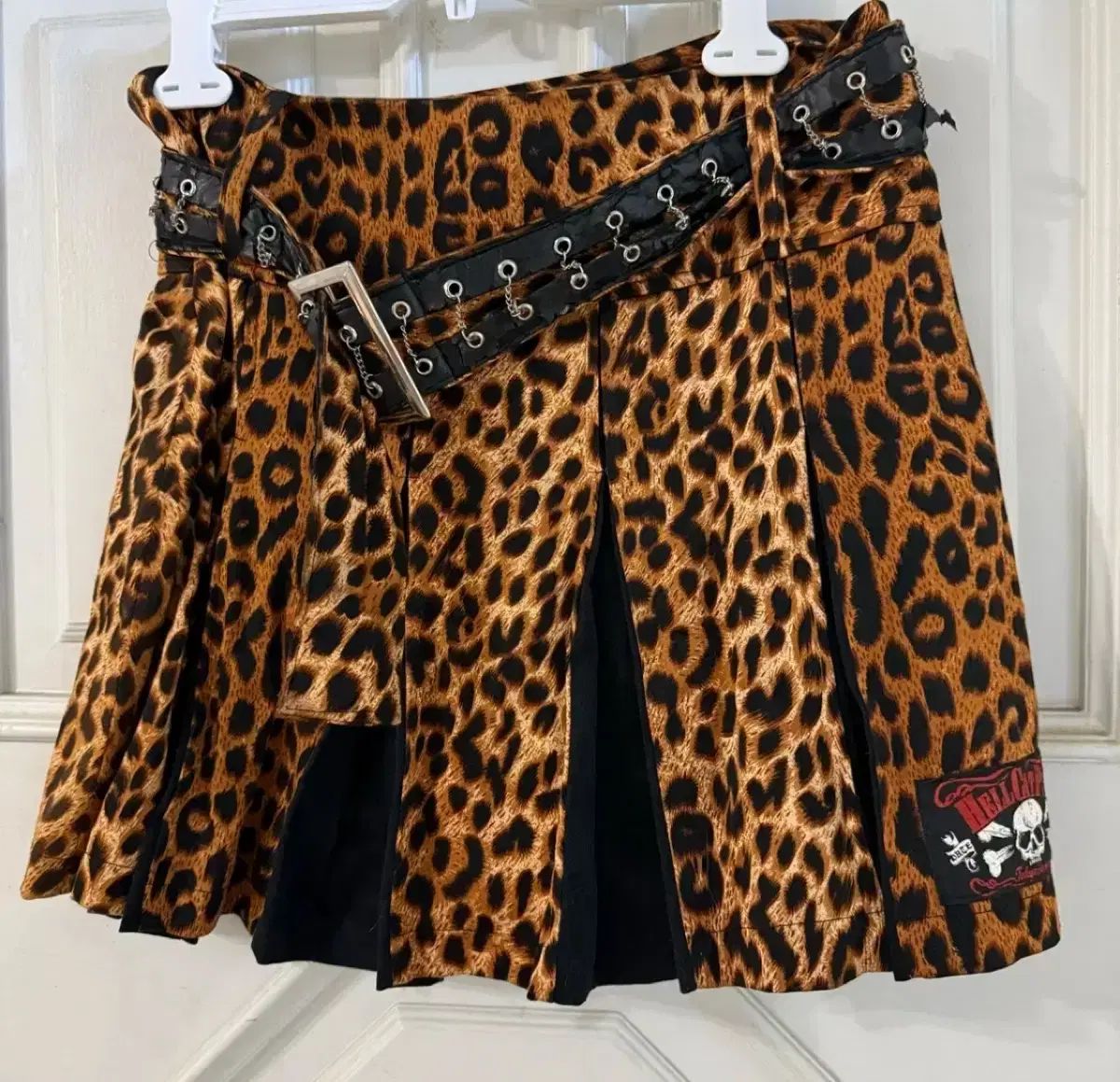ヘルキャット パンク レオパード ミニスカート なな 原宿 キャラチェンジ ホピ