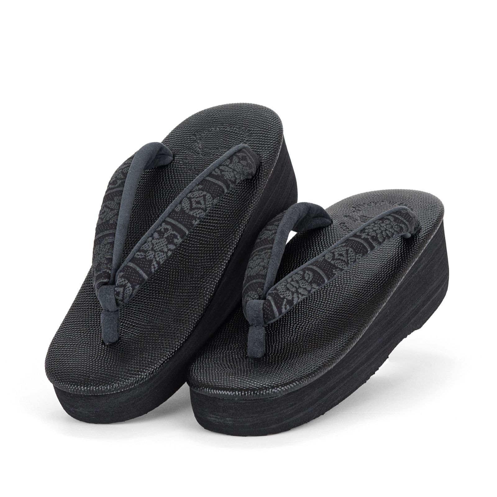 M カレンブロッソ 博多織 ギアナ黒 華紋