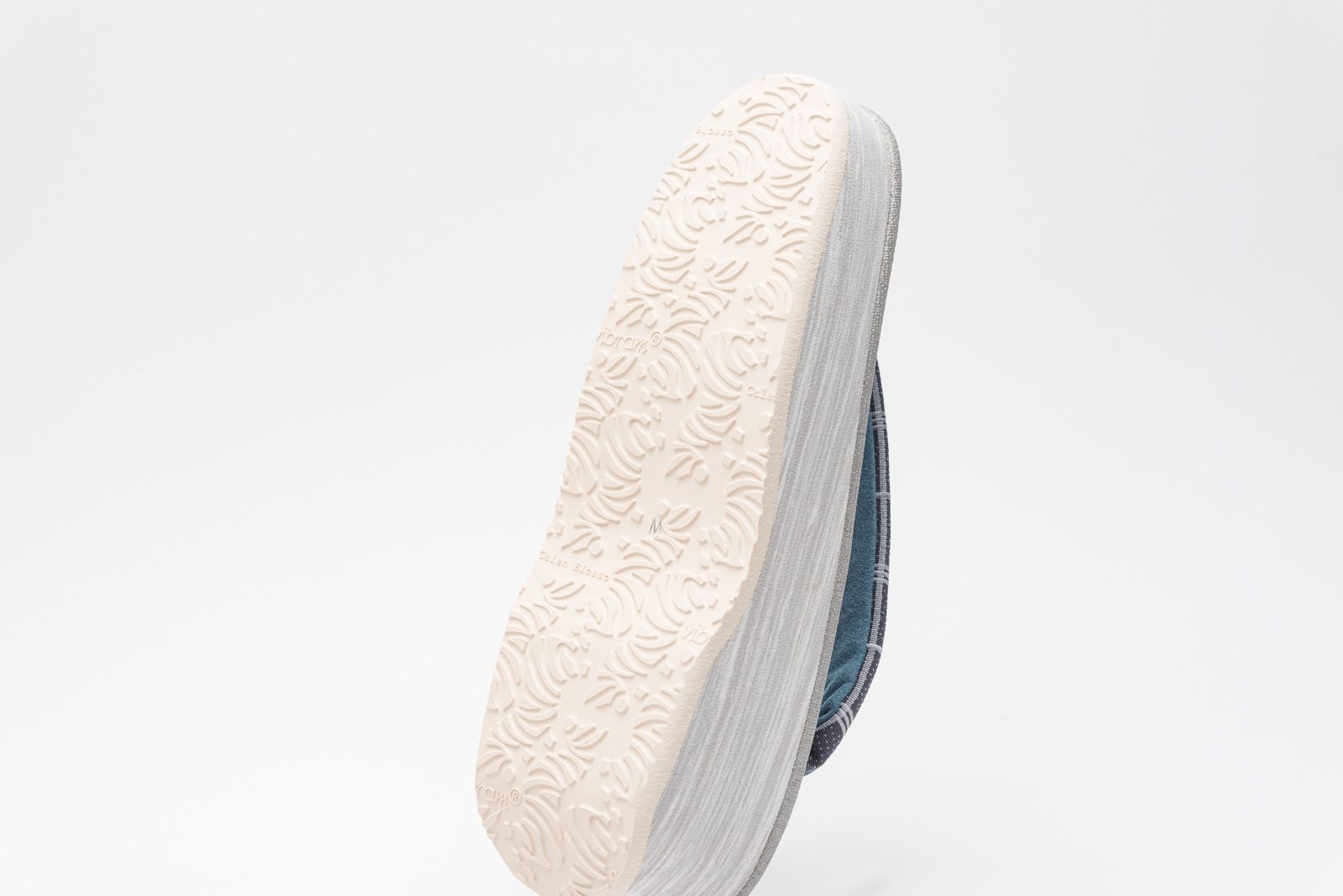  M カレンブロッソ 博多織 グレー×ドット格子 草履 和装履物