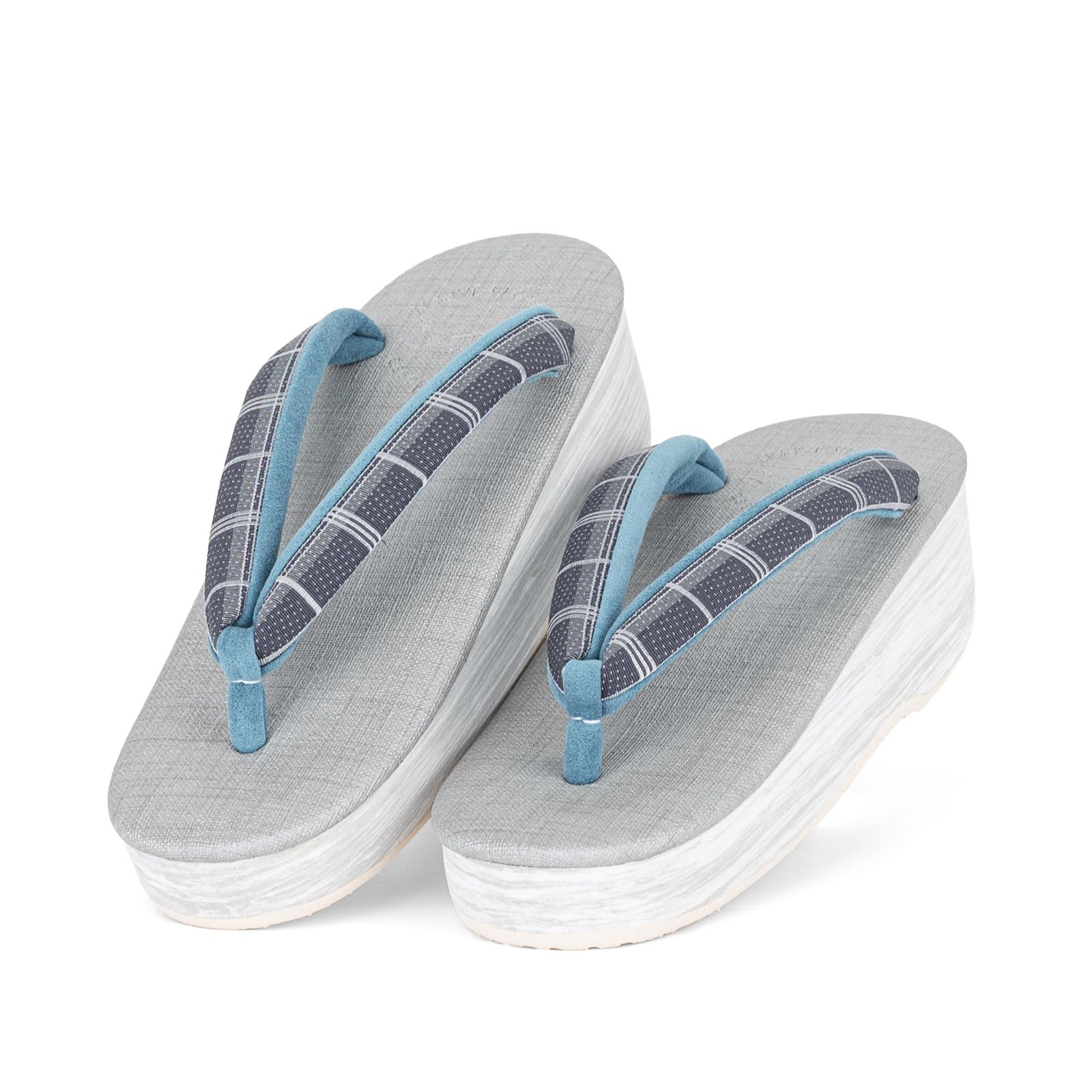 M カレンブロッソ 博多織 グレー×ドット格子