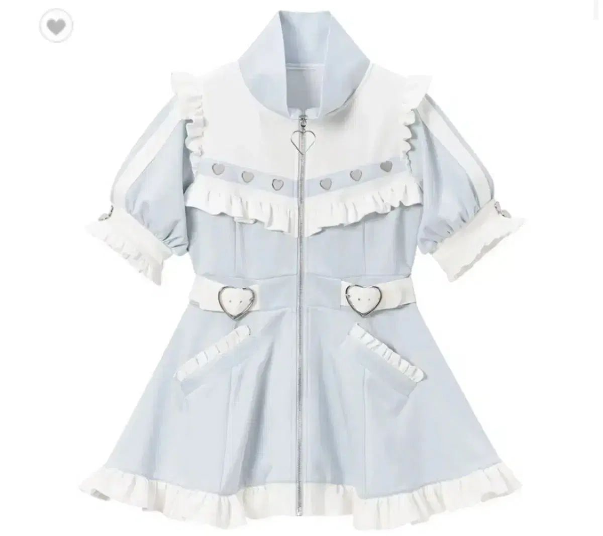 ディアマイラブ ディマ럽 ボリューム感のある メイド 半袖 ジャージ セットアップ