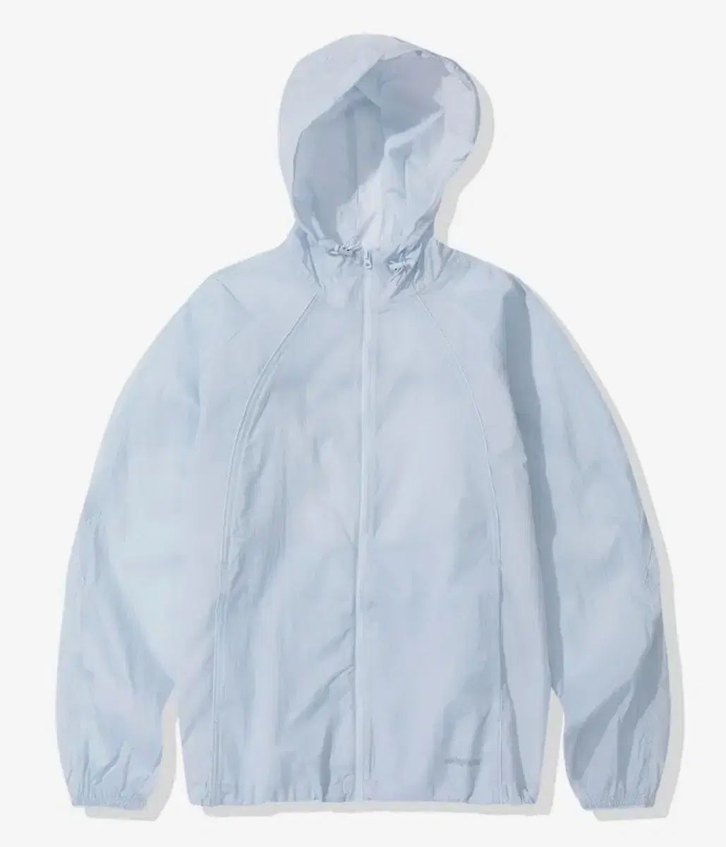 コードグラフィー ライトブルー フード ウィンドブレーカー ジャケット