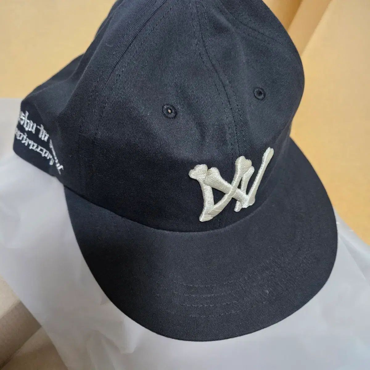 葵色 6パネル ボン A N キャップ ブラック