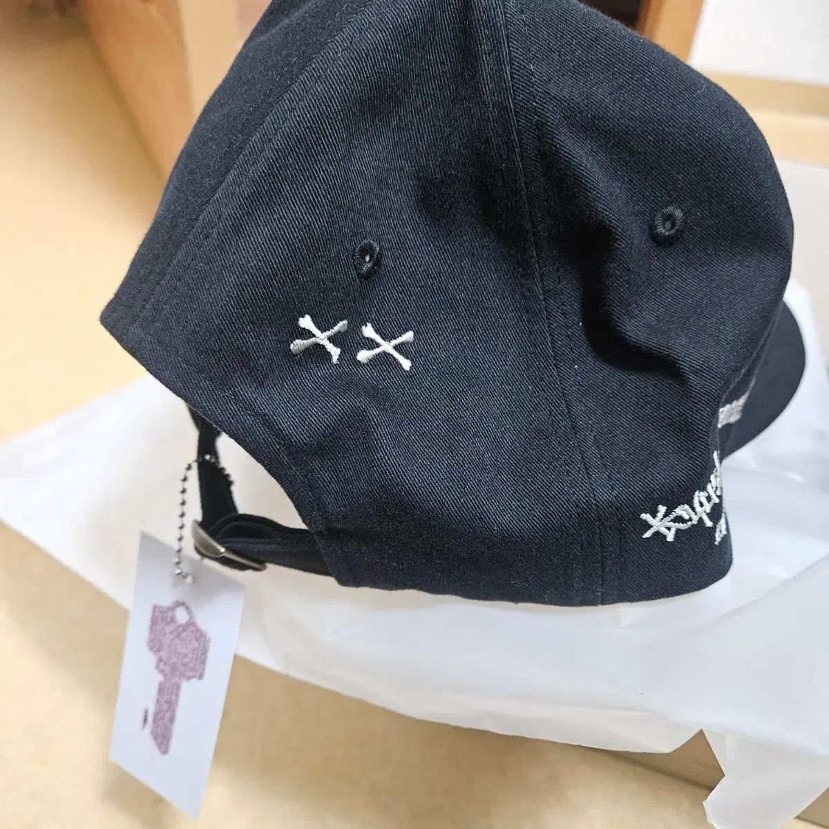 葵色 6パネル ボン A N キャップ ブラック