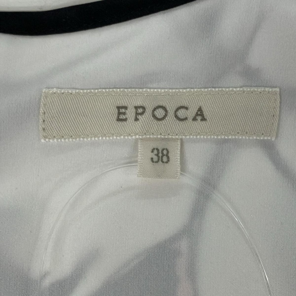  EPOCA エポカ ワンピース サイズ38 M レディース - 白×黒×マルチ ノースリーブ ロング 花柄 その他 ワンピース