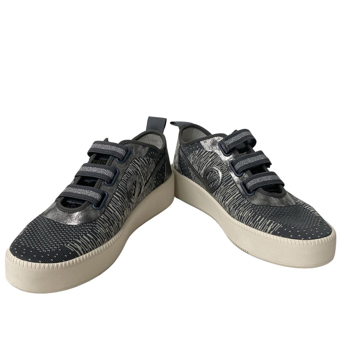 NONAME ノーネーム スニーカー 40 レディース - ダークグレー×ライトグレー