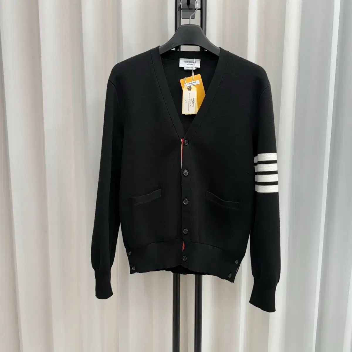 25年 2 Thom Browne ミラノステッチ カーディガン ブラック