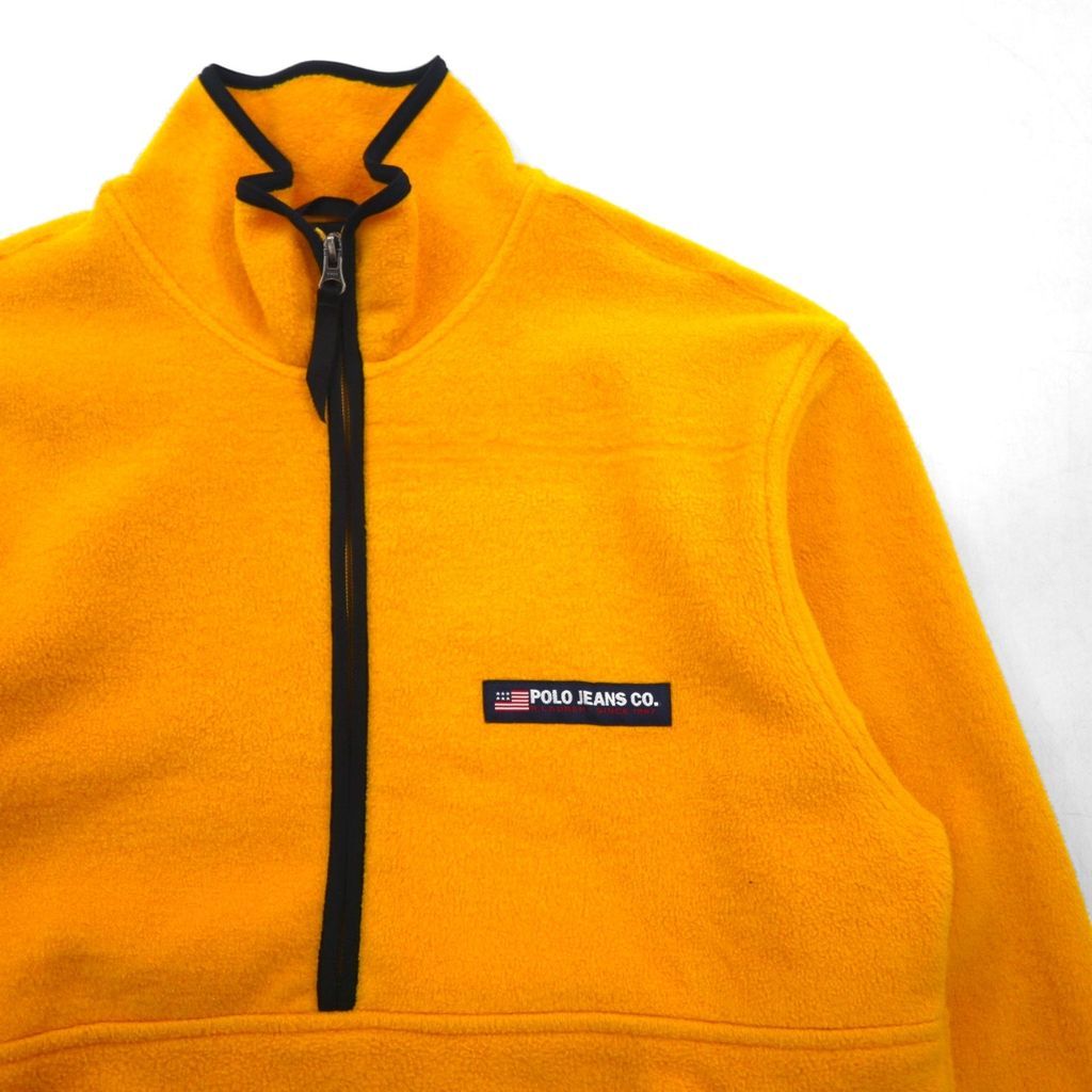POLO JEANS CO Ralph Lauren 90年代 ハーフジップ フリースジャケット