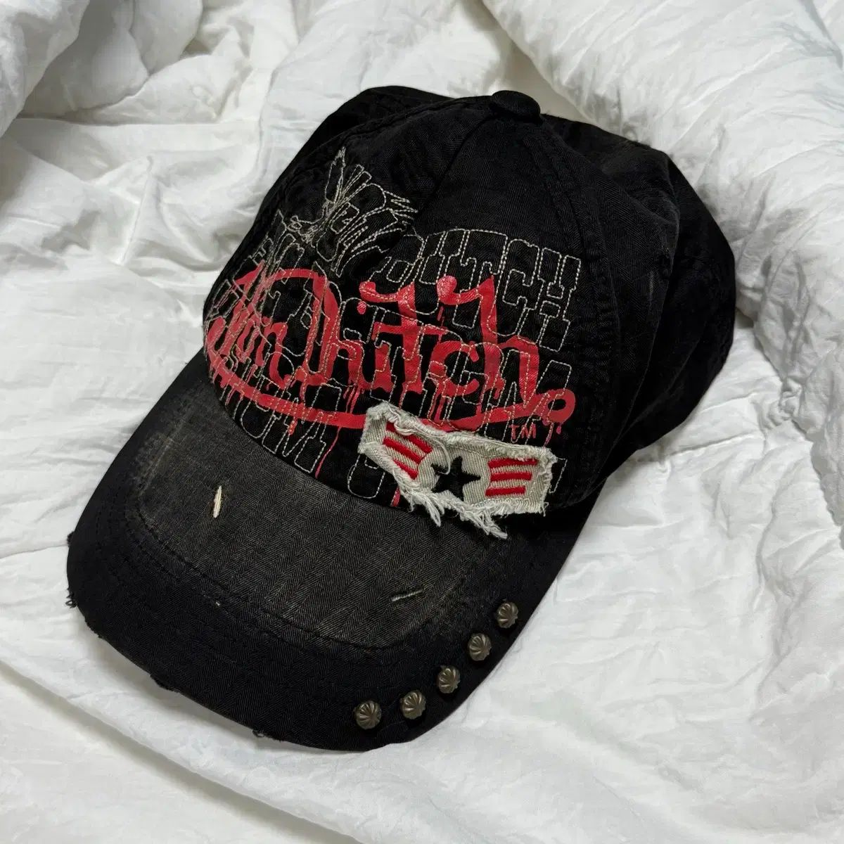 Von Dutch y 2 k パンク ベースボールキャップ ウール