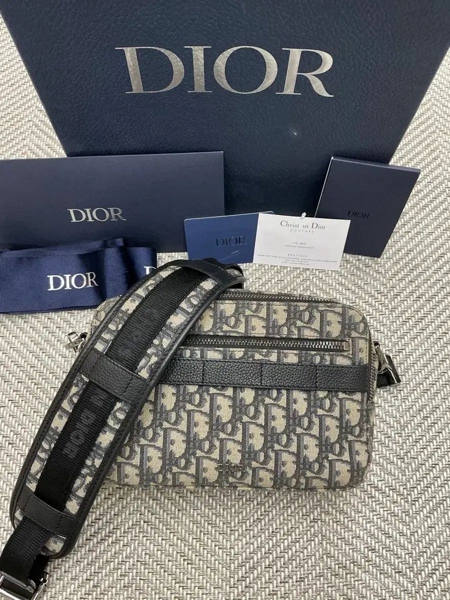 S級 フルセット ディオール オブリーク サファリ メッセンジャーバッグ
