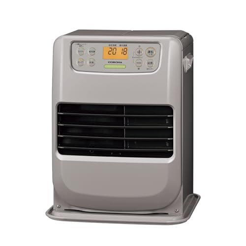 CORONA コロナ 石油ファンヒーター 日本生産 木造7畳 コンクリート9畳 まで 小型 ニオイ低減機能 ワンタッチ給油 メーカー3年保証 グレイッシュベージュ FH-M 2525 Y C po